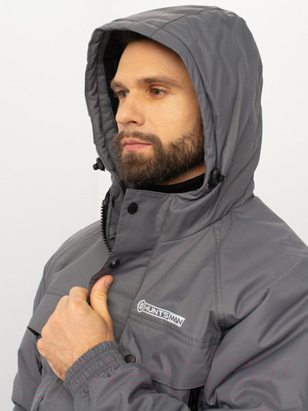 Изображение товара Костюм для охоты и рыбалки Huntsman Таймень -15°C Breathable Серый (р-р 60-62/188)
