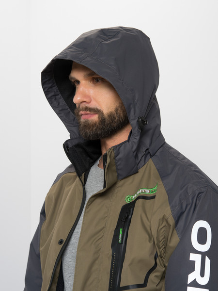 Изображение товара Костюм для охоты и рыбалки Huntsman Орегон 0°C Breathable Хаки/Серый (р-р 44-46/182-188)