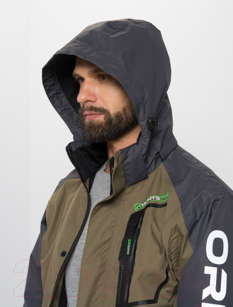 Изображение товара Костюм для охоты и рыбалки Huntsman Орегон 0°C Breathable Хаки/Серый (р-р 52-54/170-176)