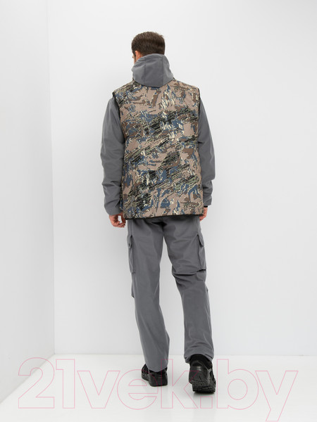 Изображение товара Костюм для охоты и рыбалки Huntsman Тайга-3 -8°C Alova Лабиринт/Серый (р-р 44-46/182-188)