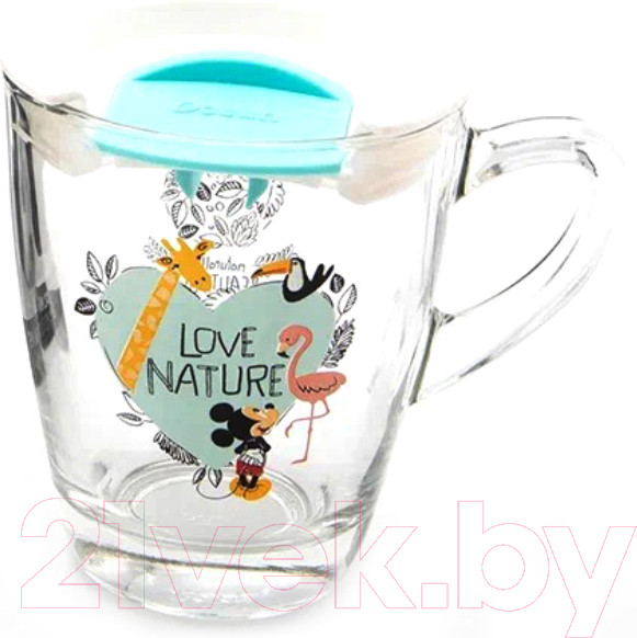 Изображение товара Кружка Lucaris Disney Jungle 3P0164001G0002 (зеленая крышка)