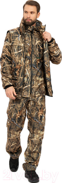 Изображение товара Костюм для охоты и рыбалки Huntsman Тайга-3 Alova Камыш (р-р 48-50/182-188)