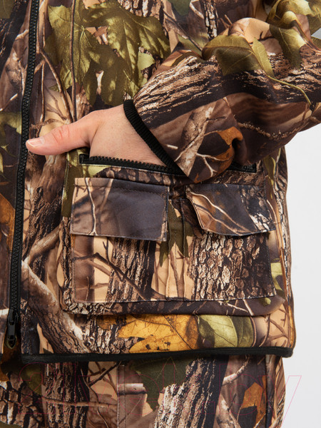 Изображение товара Костюм для охоты и рыбалки Huntsman Тайга-3 Alova Светлый лес (р-р 48-50/182-188)