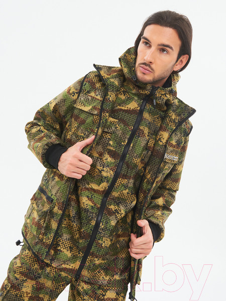 Изображение товара Костюм для охоты и рыбалки Huntsman Тайга-3 -8°C Alova КМФ 581-1 (р-р 52-54/182-188)