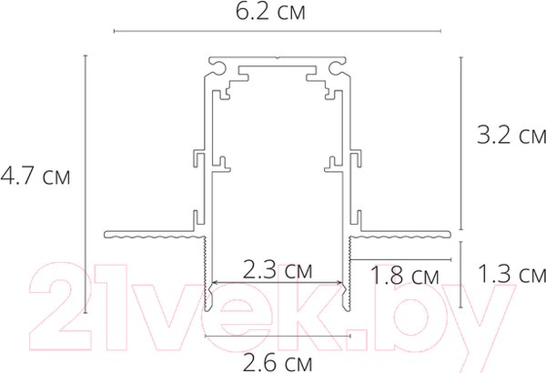 Изображение товара Шинопровод Arte Lamp Linea-Accessories A473306