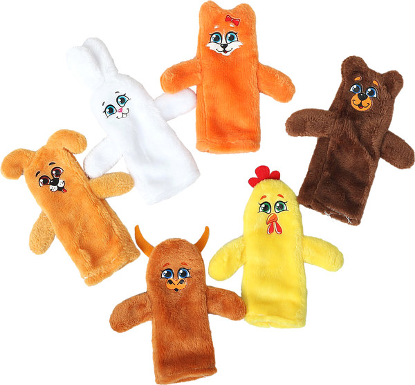 Изображение товара Пальчиковый кукольный театр Milo Toys Заяц и лисичка / 2506758