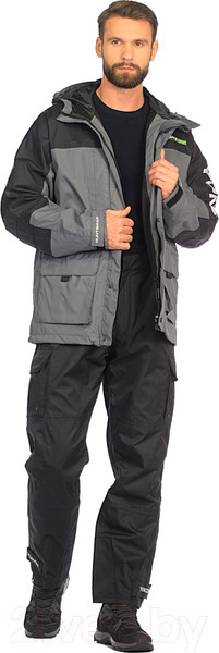 Изображение товара Костюм для охоты и рыбалки Huntsman Юкон 0°C Breathable Серый (р-р 44-46/182-188)