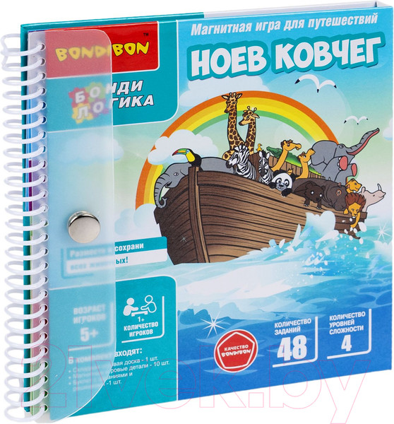 Изображение товара Игра-головоломка Bondibon БондиЛогика Ноев ковчег / ВВ6277