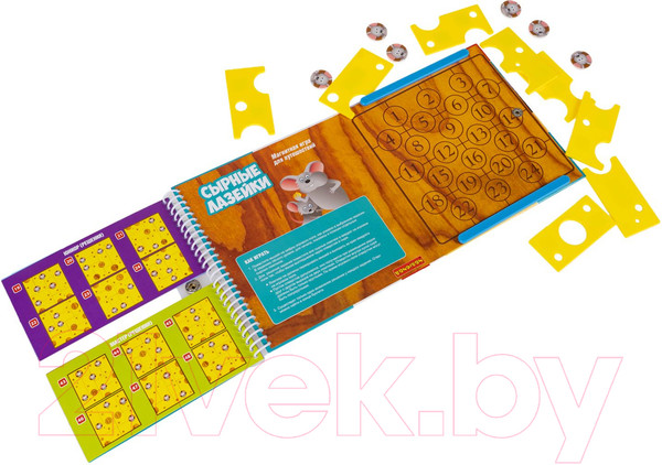 Изображение товара Игра-головоломка Bondibon БондиЛогика Сырные лазейки / ВВ6278