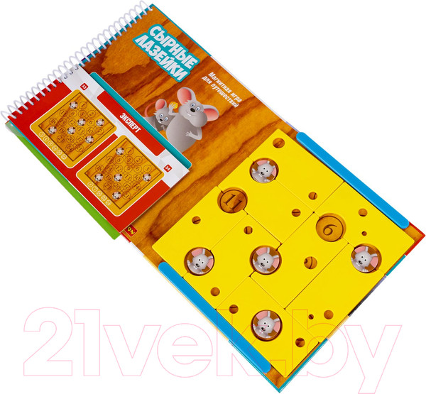 Изображение товара Игра-головоломка Bondibon БондиЛогика Сырные лазейки / ВВ6278