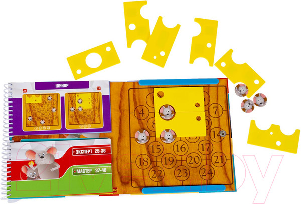 Изображение товара Игра-головоломка Bondibon БондиЛогика Сырные лазейки / ВВ6278