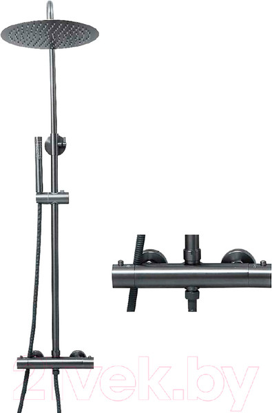 Изображение товара Душевая система со смесителем MVL 21J070-BL