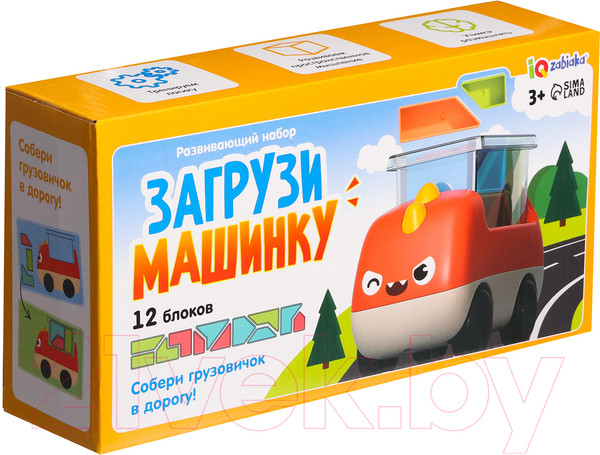 Изображение товара Развивающий игровой набор Zabiaka Загрузи машинку / 10071207