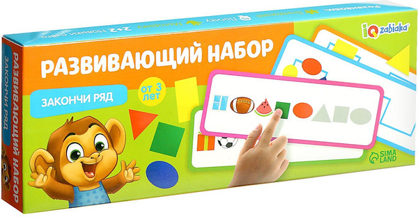 Изображение товара Развивающий игровой набор Zabiaka Закончи ряд / 4659734