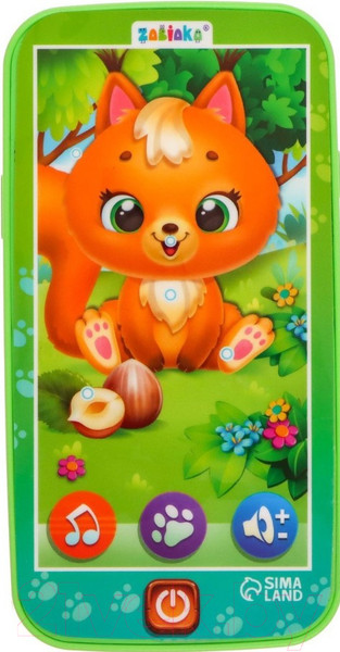 Изображение товара Развивающая игрушка Zabiaka Телефон. Белочка 12017 / 7044544