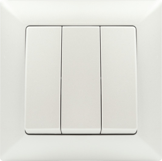 Изображение товара Выключатель INTRO Solo 4-106-06 / Б0053606 (перламутр)