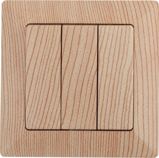 Изображение товара Выключатель INTRO Solo 4-106-11 / Б0043304 (сосна)