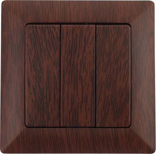 Изображение товара Выключатель INTRO Solo 4-106-10 / Б0043303 (венге)