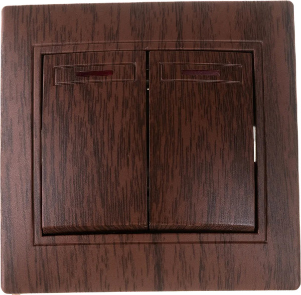 Изображение товара Выключатель INTRO Plano 1-105-10 / Б0053784 (венге)