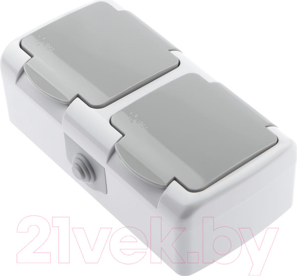 Изображение товара Розетка INTRO Atlantic 5-203-03 / Б0051060 (серый)