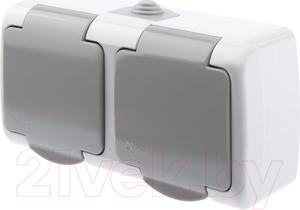 Изображение товара Розетка INTRO Atlantic 5-203-03 / Б0051060 (серый)