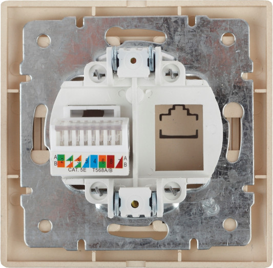 Изображение товара Розетка INTRO Plano 1-303-04 / Б0030087 (шампань)