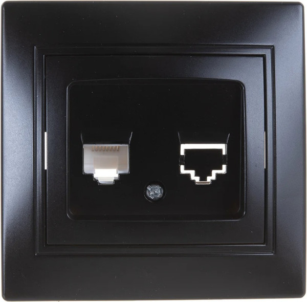 Изображение товара Розетка INTRO Plano 1-303-05 / Б0044575 (антрацит)