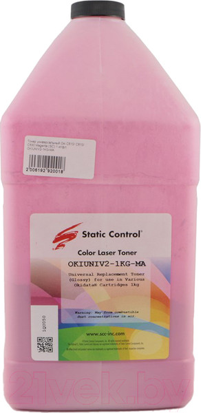 Изображение товара Тонер для принтера Static Control OKIUNIV2-1KG-MA