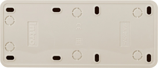 Изображение товара Розетка INTRO Quadro 2-206-11 / Б0053826 (сосна)