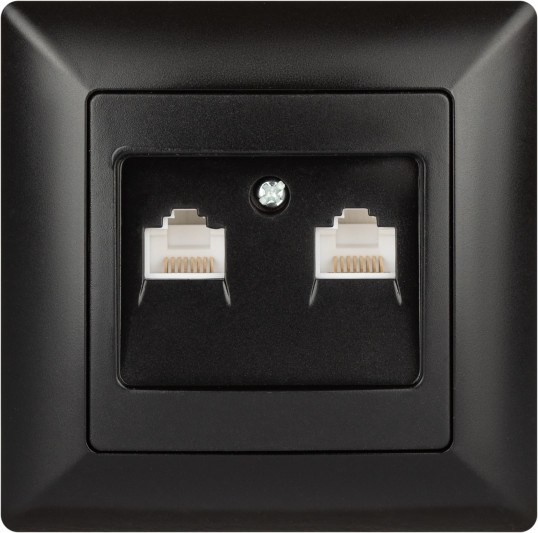 Изображение товара Розетка INTRO Solo 4-304-05 / Б0043393 (антрацит)