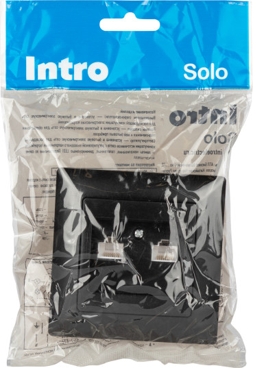 Изображение товара Розетка INTRO Solo 4-304-05 / Б0043393 (антрацит)