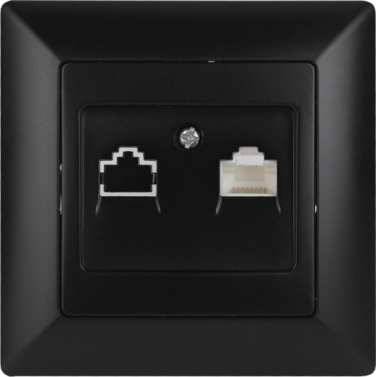 Изображение товара Розетка INTRO Solo 4-303-05 / Б0043386 (антрацит)