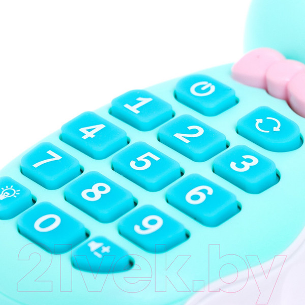 Изображение товара Развивающая игрушка Zabiaka Телефончик. Милый зайка / 7664037 (голубой)