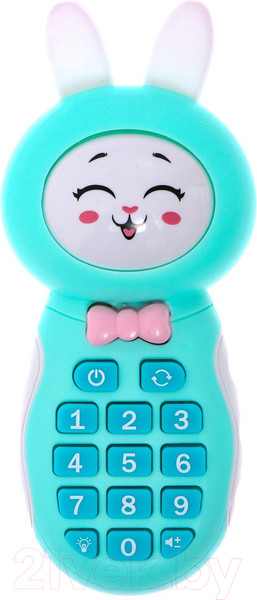 Изображение товара Развивающая игрушка Zabiaka Телефончик. Милый зайка / 7664037 (голубой)