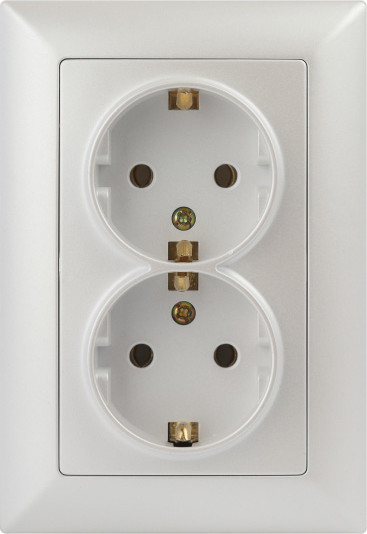 Изображение товара Розетка INTRO Solo 4-205-06 / Б0053678 (перламутр)