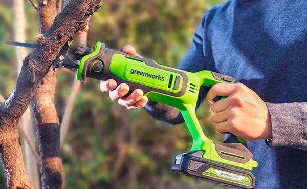 Изображение товара Сабельная пила Greenworks 1200607 (без АКБ и ЗУ)