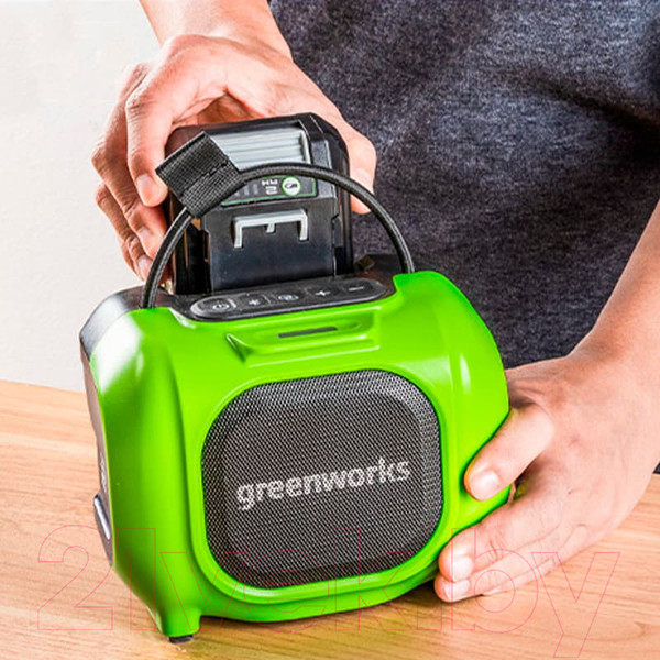 Изображение товара Портативная колонка Greenworks GPT-MNBS / 3503107 (без АКБ и ЗУ)