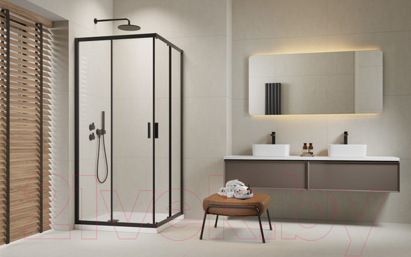 Изображение товара Душевой уголок Radaway Alienta Black D 80x100x190 / 10258010-54-01