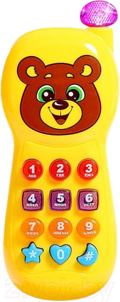 Изображение товара Развивающая игрушка Zabiaka Телефончик. Забавный мишка B87 / 3098522