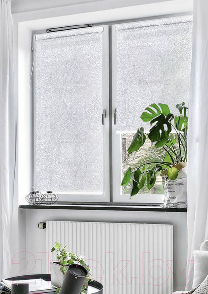 Изображение товара Рулонная штора Эскар Фантом 115x150 / 7692115160 (белый)