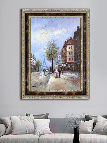 Изображение товара Картина Декарт Прогулка по Елисейским полям 8Л3822 (в раме)