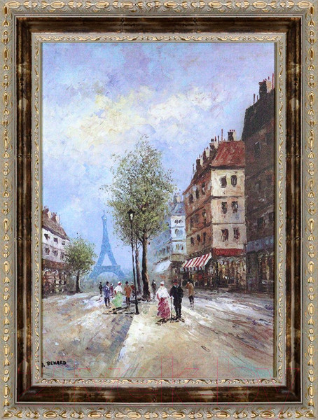 Изображение товара Картина Декарт Прогулка по Елисейским полям 8Л3822 (в раме)