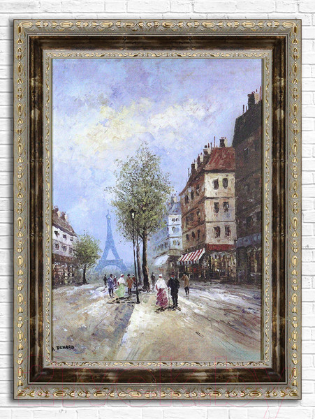 Изображение товара Картина Декарт Прогулка по Елисейским полям 8Л3822 (в раме)