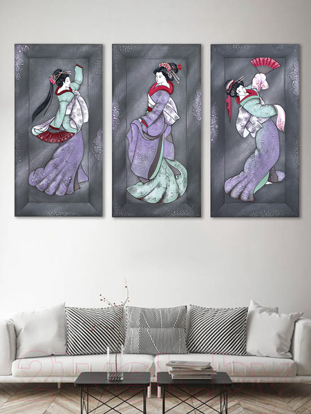 Изображение товара Картина Декарт Японские традиции 1 8Л3835 (авторская в раме)