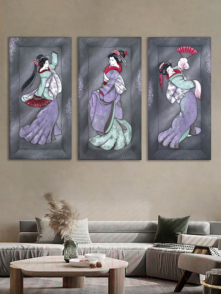 Изображение товара Картина Декарт Японские традиции 2 8Л3836 (авторская в раме)