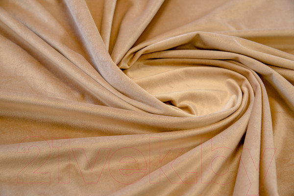 Изображение товара Комплект штор Decoretto Бархат светлый БСП-K59 (125x260, персиковый)