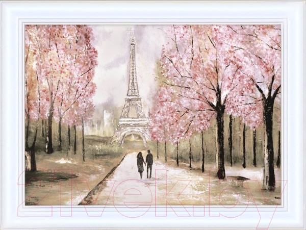Изображение товара Картина Декарт Весенний Париж 8Л2613 (в раме)