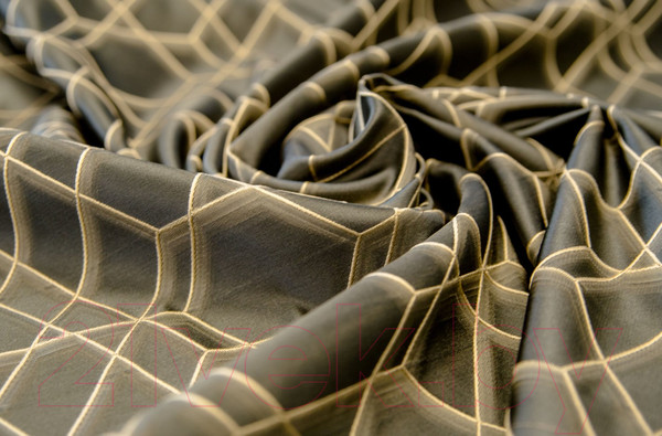 Изображение товара Комплект штор Decoretto Урбан графит УГ-K8 (213x260, графит с рисунком)