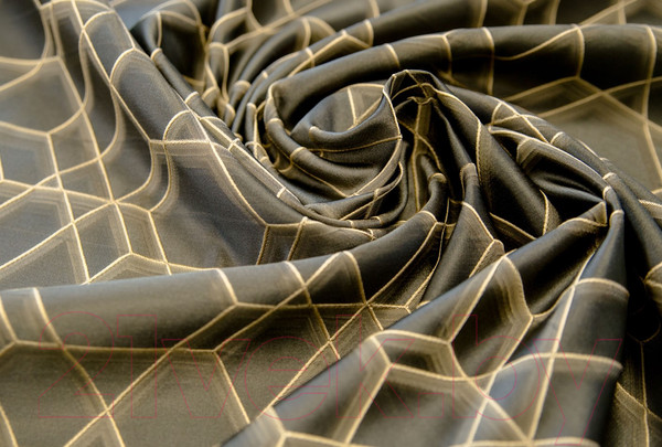 Изображение товара Комплект штор Decoretto Урбан графит УГ-K8 (213x260, графит с рисунком)