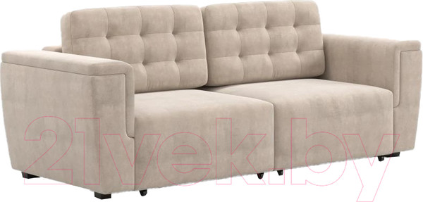 Изображение товара Диван Мебельград Милан-1 Стандарт (тиффани бежевый)
